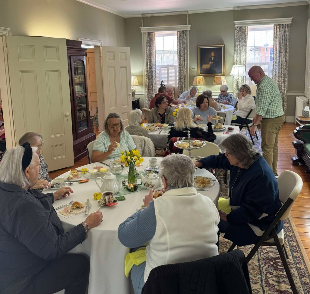 Spring Fling Tea in the Parlor.